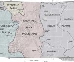 Colorado Map Physiographic Provinces