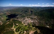 Kota Pegunungan Terbaik Pemandangan Udara Aspen Colorado