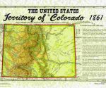 Peta Wilayah Colorado 1861