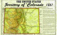 Peta Wilayah Colorado 1861